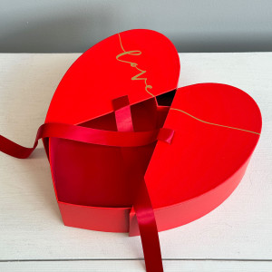 Сердце Раскрывашка "Love Beat" - W3921 Красный. Photo 2