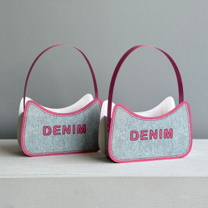 Набор сумочек «Denim» (2 шт.) - #01 Голубой