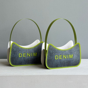 Набор сумочек «Denim» (2 шт.) - #02 Синий