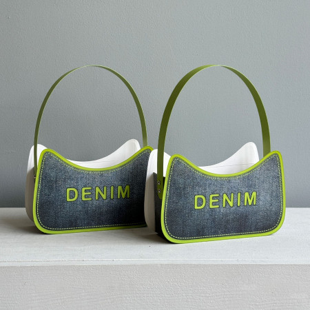 Набор сумочек «Denim» (2 шт.) - #02 Синий